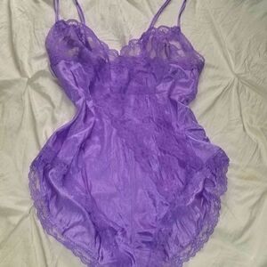 by VAL MODE VINTAGE  BABY DOLL TEDDY LINGERIE NIGHTY sz M Never worn